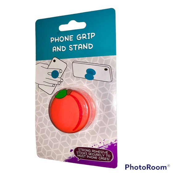 🍑 KAWAII PEACH PHONE GRIP & STAND 🍑 - Picture 4 of 5
